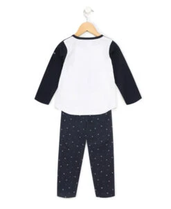 Ensemble Pyjama Fille T-shirt + Pantalon 8 Ensemble Pyjama Fille T-shirt + Pantalon -Vetements Simples Magasin prod 1001 pyjama blanc optique nochy 666x812 fc7ea0111e0b