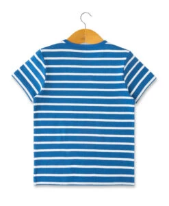 Marinière Garçon Manches Courtes Fond Bleu Rayé Blanc -Vetements Simples Magasin prod 10016 mariniere mc fond bleu moyen raye bcasse ecogark 666x812 fc7ea0111e0b