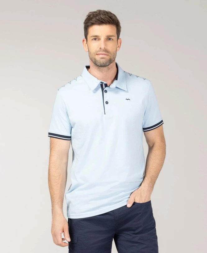 Polo Bleu Azur Homme 3 Polo Bleu Azur Homme