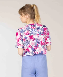 Blouse Imprimé Floral Femme -Vetements Simples Magasin prod 10073 blouse mc imprime coxe 666x812 fc7ea0111e0b