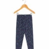 Legging Fille Imprimé Bleu Marine