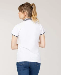Polo Blanc Femme -Vetements Simples Magasin prod 10118 polo mc blanc optique polay 666x812 fc7ea0111e0b