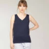 Débardeur Femme Bleu Marine Ajouré Dos Broderie Anglaise 2 Débardeur Femme Bleu Marine Ajouré Dos Broderie Anglaise -Vetements Simples Magasin prod 10136 debardeur indigo diam 666x812 fc7ea0111e0b