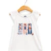 Top à Volants Blanc Imprimé Fille 1 Top à Volants Blanc Imprimé Fille -Vetements Simples Magasin prod 10180 debardeur blanc optique dalhia 666x812 fc7ea0111e0b