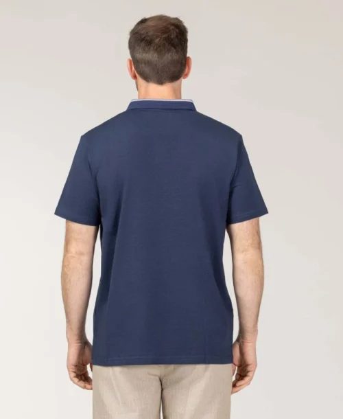 Polo Rayé Bleu Marine Homme -Vetements Simples Magasin prod 10222 polo mc indigo oupapa 666x812 fc7ea0111e0b