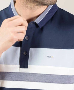 Polo Rayé Bleu Marine Homme -Vetements Simples Magasin prod 10223 polo mc indigo oupapa 666x812 fc7ea0111e0b