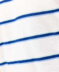 T-shirt Col Tunisien Rayé Bleu Vert Homme -Vetements Simples Magasin prod 10226 tee shirt mc fond blanc raye bleu vert tulum 666x812 fc7ea0111e0b