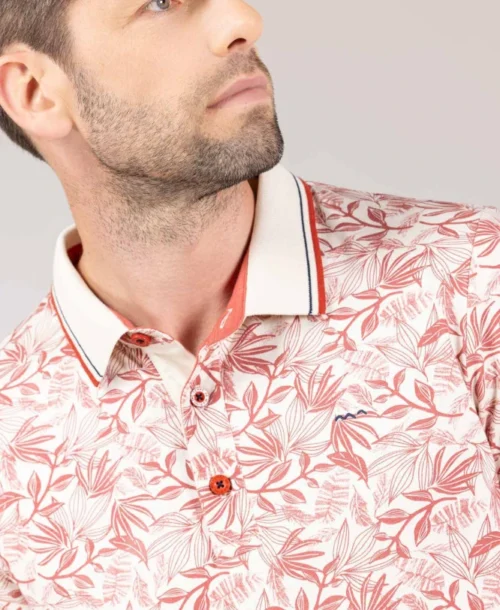 Polo Imprimé Manches Courtes Homme -Vetements Simples Magasin prod 10247 polo mc imprime omrane 666x812 fc7ea0111e0b