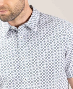 Chemisette Homme Imprimé Bleu Marine 7 Chemisette Homme Imprimé Bleu Marine -Vetements Simples Magasin prod 10254 chemise chemisier mc imprime indigo cebeau 666x812 fc7ea0111e0b