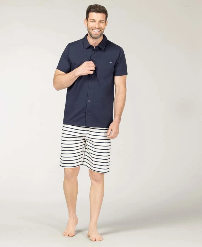 Pyjama Homme Bleu Marine 6 Pyjama Homme Bleu Marine – Image 4