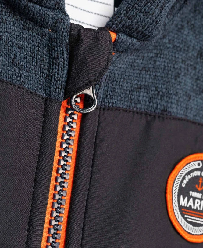 Veste Polaire Bleu Marine Garçon 5 Veste Polaire Bleu Marine Garçon – Image 3