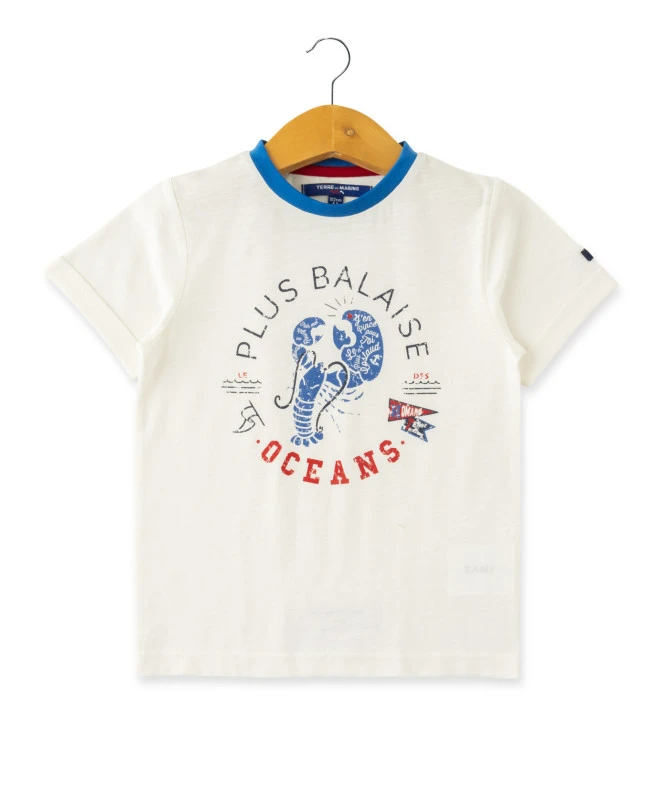 T-Shirt Garçon Imprimé Homard 3 T-Shirt Garçon Imprimé Homard
