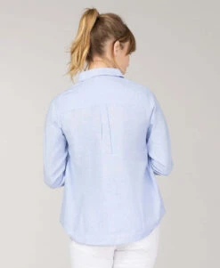 Chemise Bleu Ciel Femme -Vetements Simples Magasin prod 10398 chemise chemisier ml bleu carlina2 666x812 fc7ea0111e0b