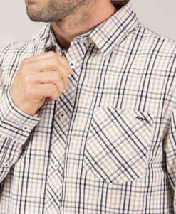 Chemise Blanche à Carreaux Homme 6 Chemise Blanche à Carreaux Homme -Vetements Simples Magasin prod 10401 chemise chemisier ml carreaux multicolore cayane 666x812 fc7ea0111e0b