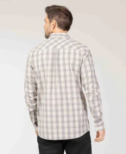 Chemise Blanche à Carreaux Homme 7 Chemise Blanche à Carreaux Homme -Vetements Simples Magasin prod 10403 chemise chemisier ml carreaux multicolore cayane 666x812 fc7ea0111e0b