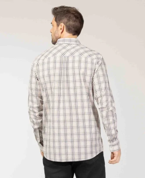 Chemise Blanche à Carreaux Homme 7 Chemise Blanche à Carreaux Homme -Vetements Simples Magasin prod 10403 chemise chemisier ml carreaux multicolore cayane 666x812 fc7ea0111e0b