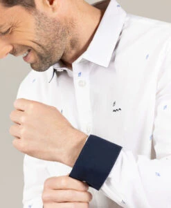 Vetements Simples Magasin -Vetements Simples Magasin prod 10405 chemise chemisier ml imprime blanc clarius 666x812 fc7ea0111e0b