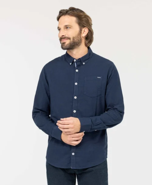 Chemise Oxford Coupe Droite Homme