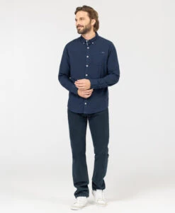 Chemise Oxford Coupe Droite Homme -Vetements Simples Magasin prod 10409 chemise chemisier ml indigo charley 666x812 fc7ea0111e0b