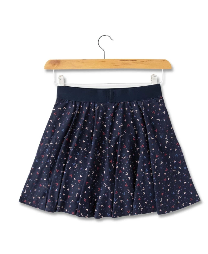Jupe-short Fille Bleu Marine Imprimé 3 Jupe-short Fille Bleu Marine Imprimé