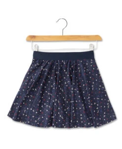 Jupe-short Fille Bleu Marine Imprimé 7 Jupe-short Fille Bleu Marine Imprimé -Vetements Simples Magasin prod 10417 jupe courte imprime indigo jacobine 666x812 fc7ea0111e0b