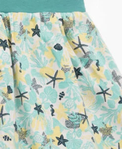 Jupe Fille Réversible Imprimé/vert -Vetements Simples Magasin prod 10422 jupe courte imprime vert lagon jael 666x812 fc7ea0111e0b