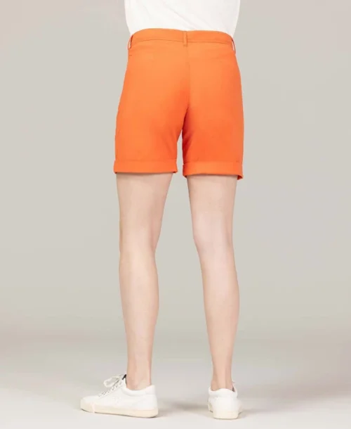 Short Orange Femme En Toile -Vetements Simples Magasin prod 10460 short orange samare 666x812 fc7ea0111e0b