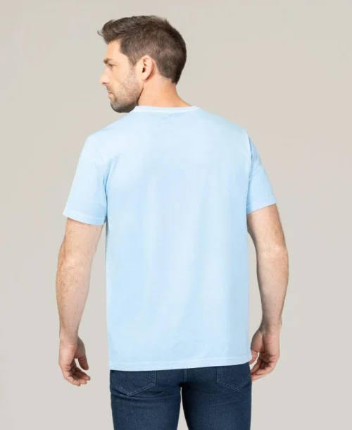 T-shirt Teinture Minérale Bleu Homme -Vetements Simples Magasin prod 10471 tee shirt mc bleu trestan 666x812 fc7ea0111e0b