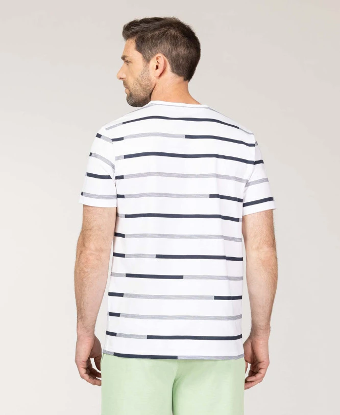 T-shirt Rayé Homme 5 T-shirt Rayé Homme – Image 3