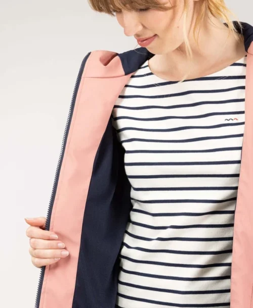 Ciré Vieux Rose Femme -Vetements Simples Magasin prod 10505 imper cire vieux rose fecirec 666x812 fc7ea0111e0b