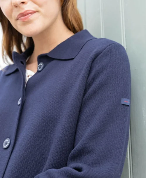 Gilet Bleu Marine Femme 11 Gilet Bleu Marine Femme -Vetements Simples Magasin prod 10569 cardigan tricot bleu indigo ixode 666x812 fc7ea0111e0b