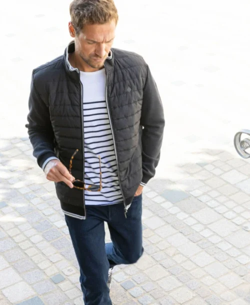 Veste Matelassée Noir Homme -Vetements Simples Magasin prod 10579 veste ml noir jipro 666x812 fc7ea0111e0b