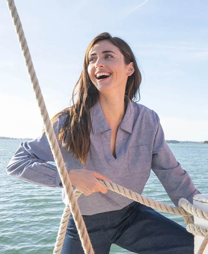 Vetements Simples Magasin -Vetements Simples Magasin prod 10606 blouse ml indigo cotouest 666x812 fc7ea0111e0b