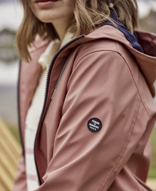 Ciré Vieux Rose Femme -Vetements Simples Magasin prod 10618 imper cire vieux rose fecirec 666x812 fc7ea0111e0b