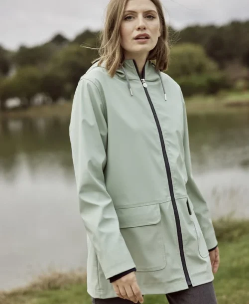 Ciré Vert Amande Femme 10 Ciré Vert Amande Femme -Vetements Simples Magasin prod 10621 imper cire vert pale fecirec 666x812 fc7ea0111e0b