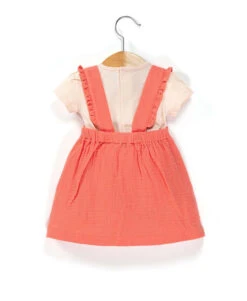 Ensemble Bébé Fille Robe + Body -Vetements Simples Magasin prod 10670 robe haut corail efony 666x812 fc7ea0111e0b