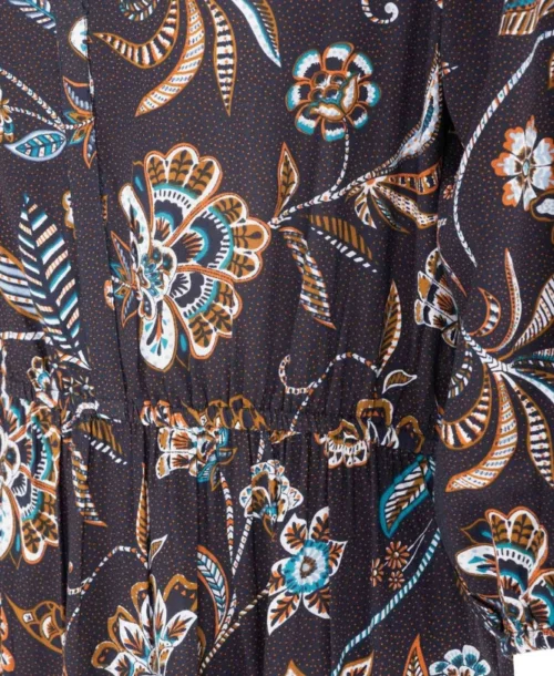 Robe Longue Imprimé Bleu Nuit Femme -Vetements Simples Magasin prod 1145 robe ml imprime bleu nuit rolay 666x812 fc7ea0111e0b