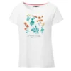 T-shirt Blanc Imprimé Floral Femme -Vetements Simples Magasin prod 1825 tee shirt mc blanc optique bleuet 666x812 fc7ea0111e0b