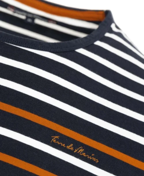 T-shirt Rayé Manches Longues Homme -Vetements Simples Magasin prod 1939 tee shirt ml fond marine raye blanc opt jetro 666x812 fc7ea0111e0b