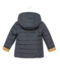 Doudoune à Capuche Bleu Marine Fille -Vetements Simples Magasin prod 1941 manteau marine cagina 666x812 fc7ea0111e0b