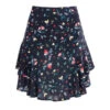 Jupe Courte à Volants Fleurie Femme -Vetements Simples Magasin prod 1959 jupe courte imprime bleu nuit imala 666x812 fc7ea0111e0b