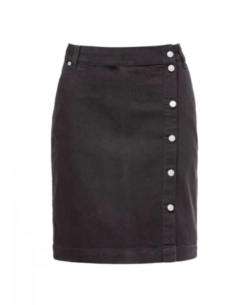 Jupe Courte En Jean Bleu Marine Femme