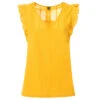 T-shirt Jaune Broderie Anglaise Femme -Vetements Simples Magasin prod 2310 tee shirt mc mimosa arum 666x812 fc7ea0111e0b