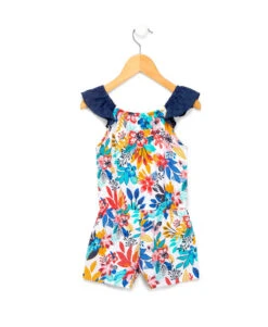 Combishort Fille Imprimé Fleuri Sans Manches Dentelle 6 Combishort Fille Imprimé Fleuri Sans Manches Dentelle -Vetements Simples Magasin prod 2320 combicourt imprime fleur monoya 666x812 fc7ea0111e0b