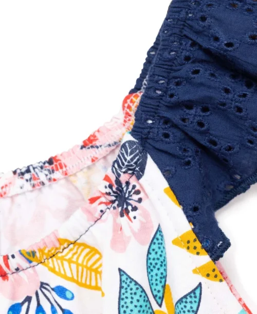 Combishort Fille Imprimé Fleuri Sans Manches Dentelle -Vetements Simples Magasin prod 2321 combicourt imprime fleur monoya 666x812 fc7ea0111e0b