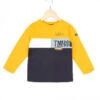 TEE SHIRT ML INDIGO/JAUNE MOUTARDE CHAZON -Vetements Simples Magasin prod 329 tee shirt ml indigo jaune moutarde chazon 666x812 fc7ea0111e0b
