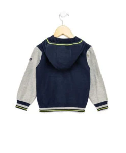 Gilet Bicolore à Capuche Garçon 6 Gilet Bicolore à Capuche Garçon -Vetements Simples Magasin prod 387 cardigan tricot bleu marin gris chine beelie 666x812 fc7ea0111e0b