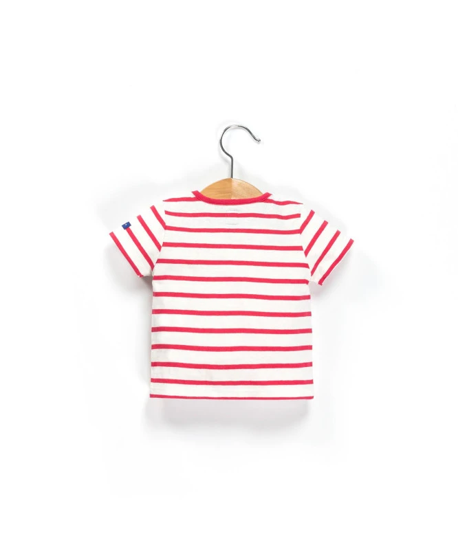 MARINIERE MC FD NATUREL RY ROSE HIBISCUS PESTELAN 4 MARINIERE MC FD NATUREL RY ROSE HIBISCUS PESTELAN – Image 2