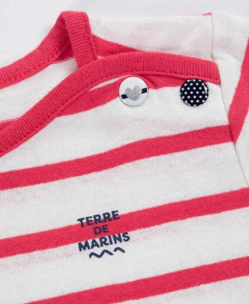 MARINIERE MC FD NATUREL RY ROSE HIBISCUS PESTELAN -Vetements Simples Magasin prod 3931 mariniere mc fd naturel ry rose hibiscus pestelan 666x812 fc7ea0111e0b