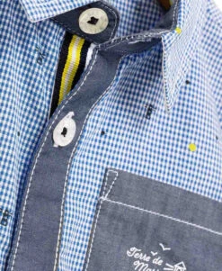 Chemise Bleu Ciel Garçon -Vetements Simples Magasin prod 397 chemise chemisier ml bleu ciel bikomo 666x812 fc7ea0111e0b